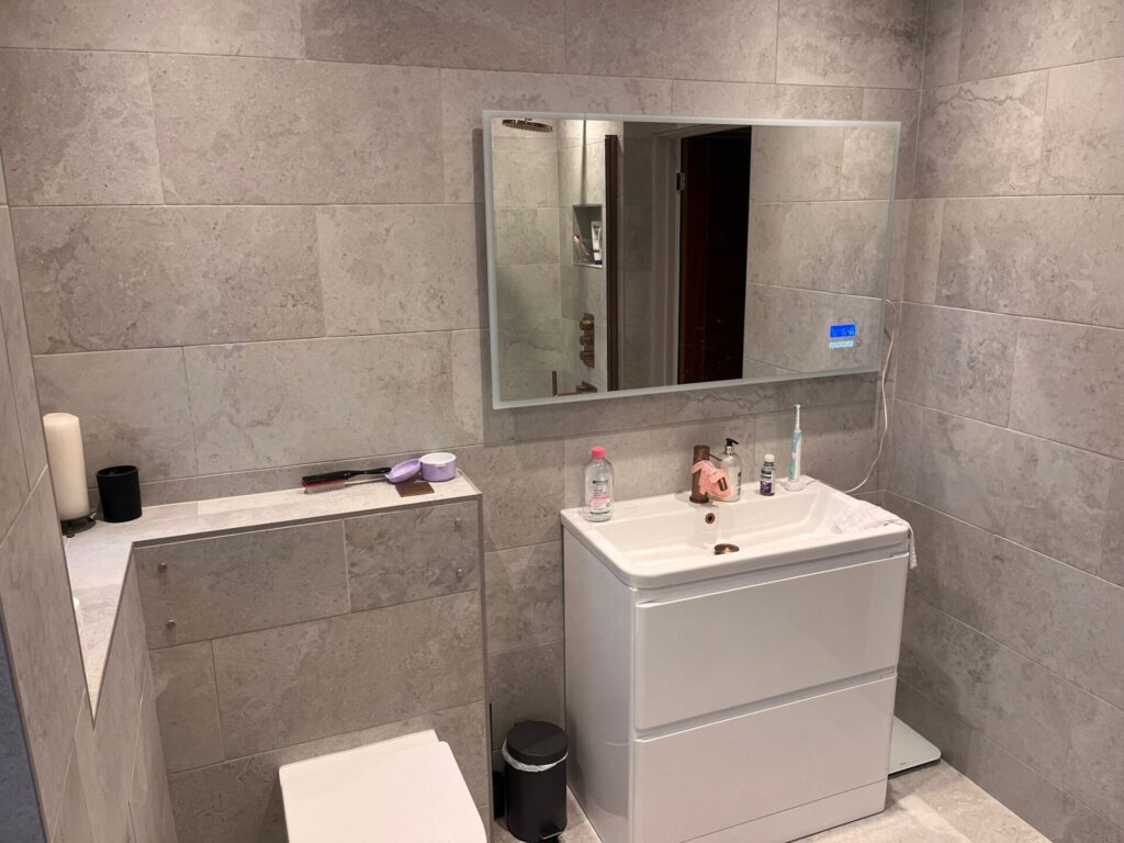 Bathroom Fist Fix Josit Work, Boxing In & Cement Boarding Ready For Fit Out of Bathroom - Kent