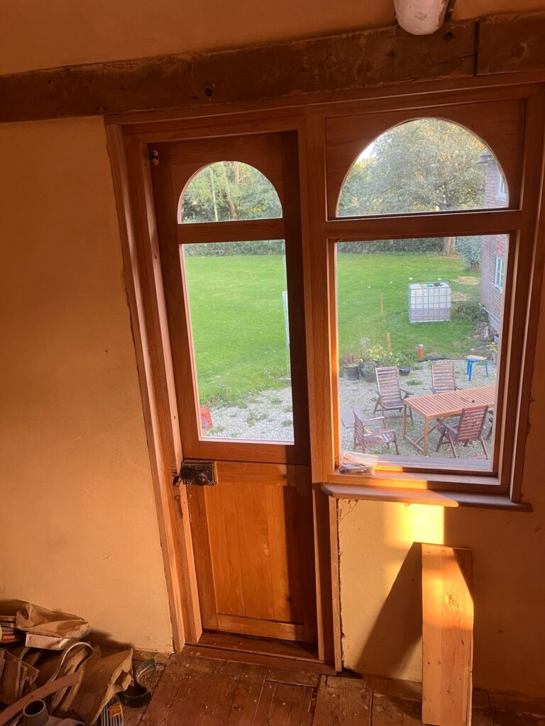 Solid Oak Porch & Solid Oak Windows & Surrounds - Pebbles Cross, Egerton