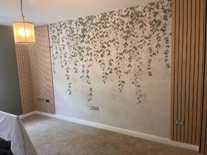Wall Mural, Wall Panelling & Black Doors Fitted - Tenterden, Kent
