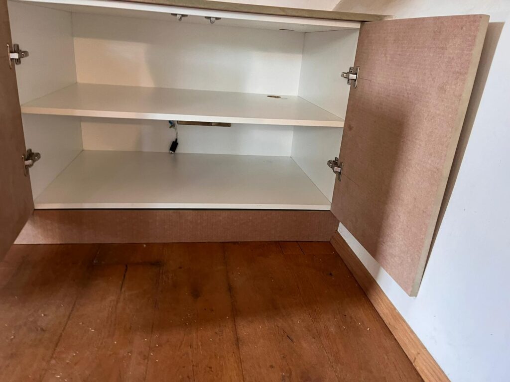 MDF Units with Log Store & Shelfing - Pluckley, Kent