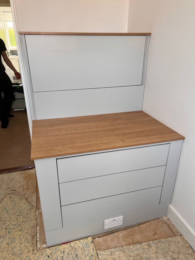 Fitted Baby Changing Table & Fitted Draws - Ashford, Kent