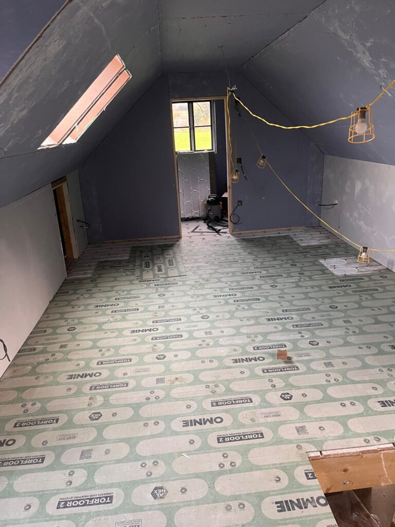 First Fix For Out Studwork, Plasterboarding per Insulation - West Malling, Kent