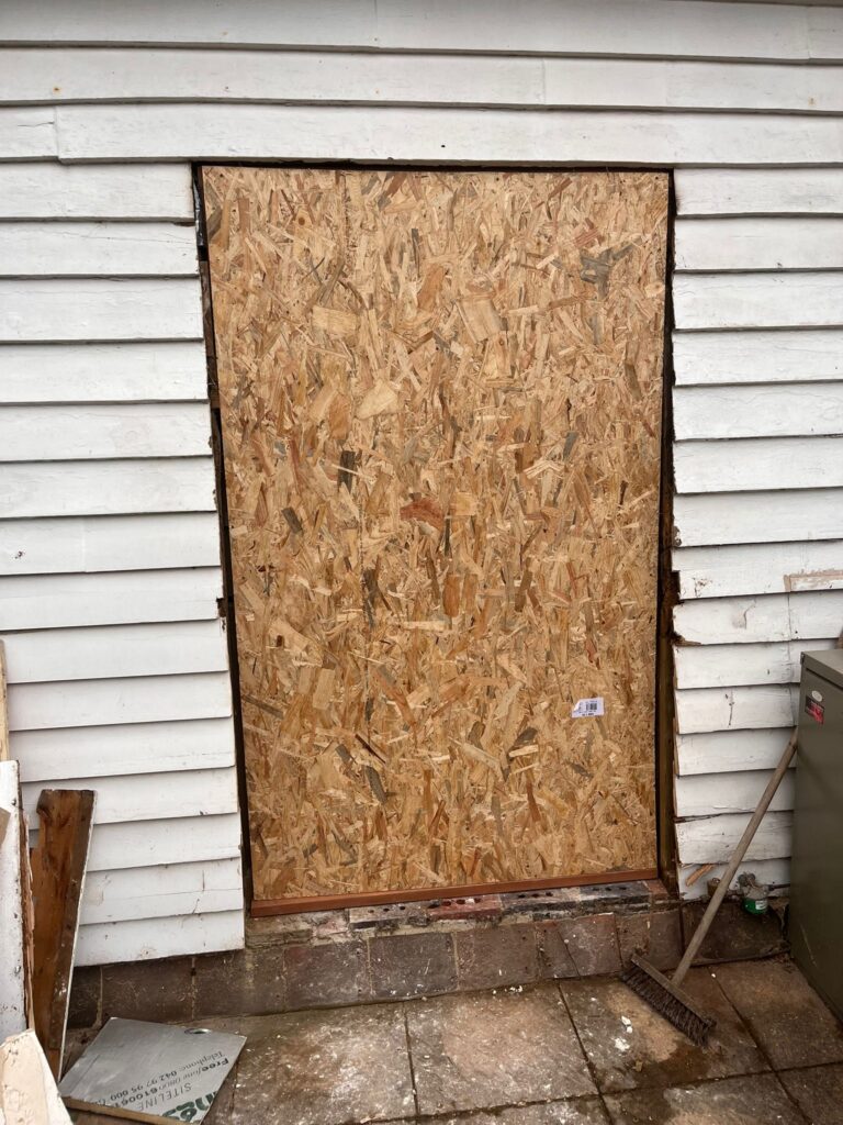 Window Replaced With Door, Frame & Oak Door to Grade 2 Listed Property - Headcorn, Kent