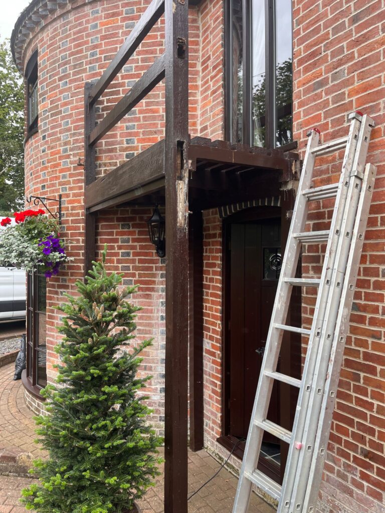 Well Roof Reconstruction, Front Stair Extension on Oast House - Hurst Green, East Sussex