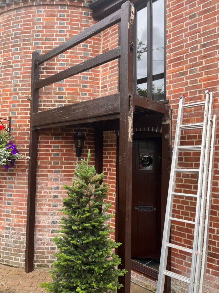 Well Roof Reconstruction, Front Stair Extension on Oast House - Hurst Green, East Sussex