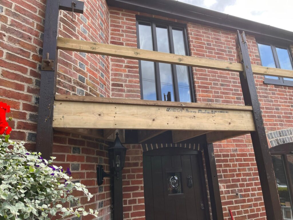 Well Roof Reconstruction, Front Stair Extension on Oast House - Hurst Green, East Sussex