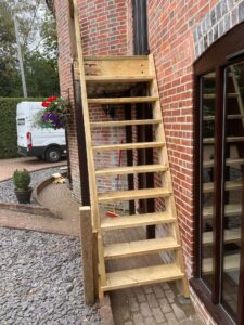 Well Roof Reconstruction, Front Stair Extension on Oast House - Hurst Green, East Sussex