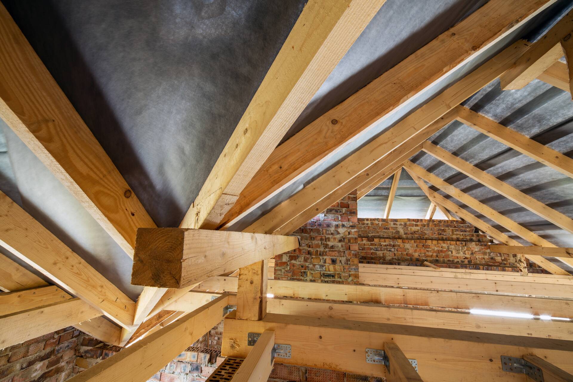 Roof timber framework - First Fix Carpentry