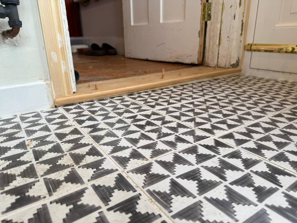New Threshold, Architraves & Hardwood Shelves - Canterbury, Kent