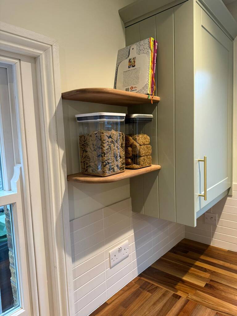 New Threshold, Architraves & Hardwood Shelves - Canterbury, Kent