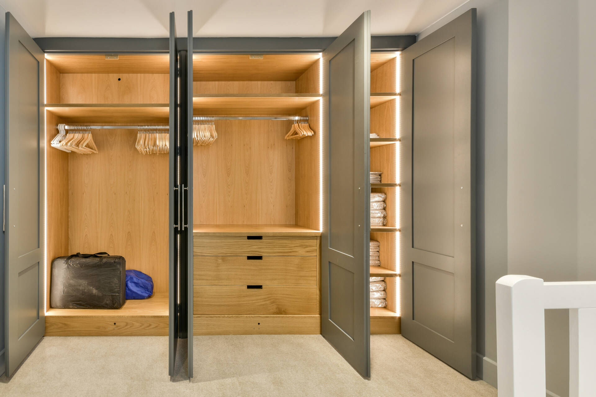 SP Bespoke installed a built in wardrobe in Tunbridge Wells